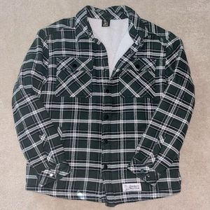 OVO men’s Sherpa lined flannel XL